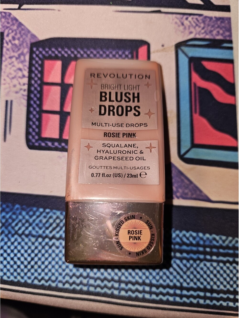 Makeup Revolution Bright Light Blush Drops - 0.77 fl oz - Rosie Pink